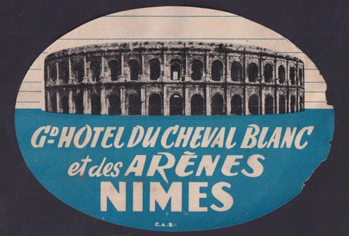 Ancienne étiquette bagage - ,
