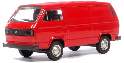 Welly volkswagen van red - volkswagen,