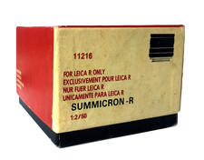 LEICA SUMMICRON R  2/50mm - 11216 - ERNST LEITZ  CANADA  LIMITED - BOITE VIDE