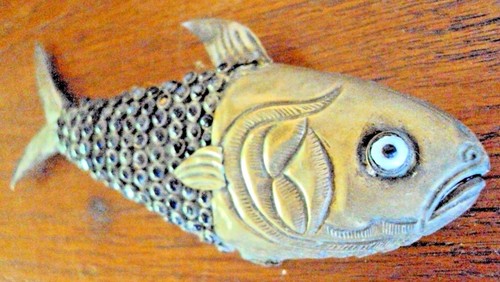Poisson articulé laiton - articulé,