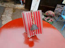 Plafonnier  1950 1960  Hauteur 29 Cm   ( Paroies en Verre 