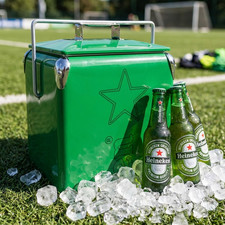 Heineken 14Qt Metal Ice Chest