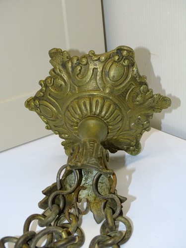 Superbe plafonnier bronze - plafonnier,