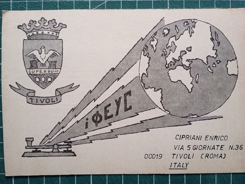 Br0210 carte radio amateur qsl - carte,