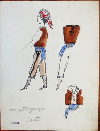 Dessin andré dignimont - andré,