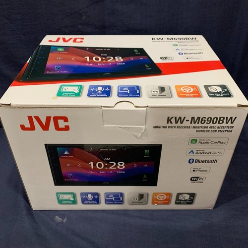 Jvc m690bw din digital - jvc,