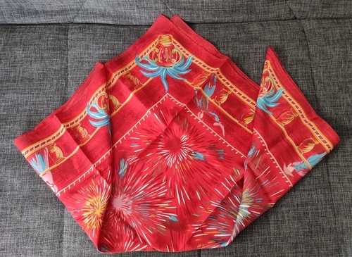 Foulard carre feu artifice - carre,