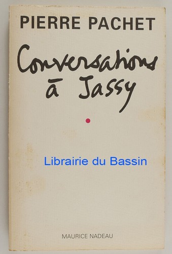 Conversations jassy pierre - à,