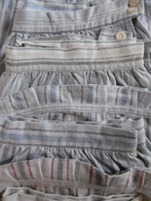 4 culottes fendues début XXéme en pilou rayé