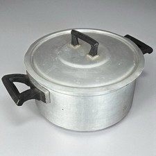 Faitout marmite ancienne aluminium pur ADB France vintage art de la table