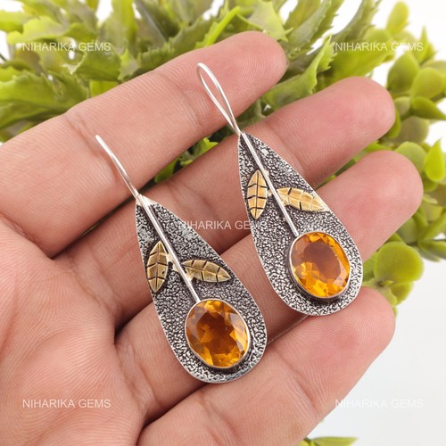 Ovale naturel citrine 925 - ovale,