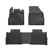 Tapis de Sol de Voiture pour Renault Espace V 2014-2022 TPE Imperméable 3Pcs