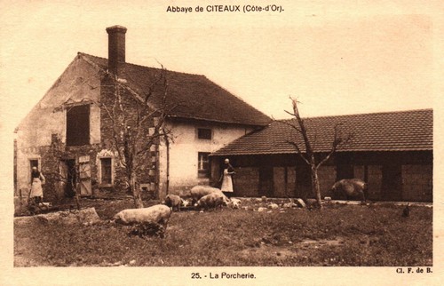 Cpa abbaye de - cpa,