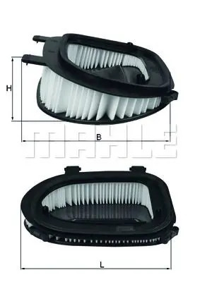 Filtre air cartouche - à,