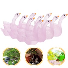  10 Pcs Cygne Miniature En