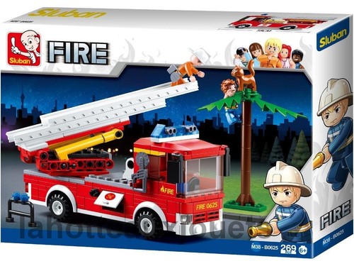 Camion pompiers grande echelle - pompiers,
