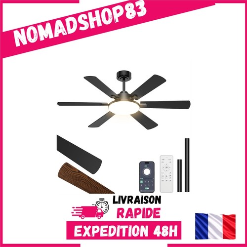 Ventilateur plafond 132 cm - de,
