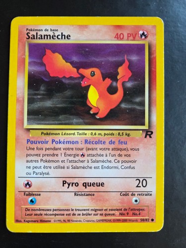 Carte pokémon salameche - carte,