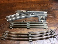 lot de rails échelle O Hornby Meccano ou JEP ancien’´ Aiguillage+ Droit+Courbe ´