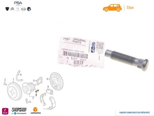 Goujon boulon de roue opel - de,