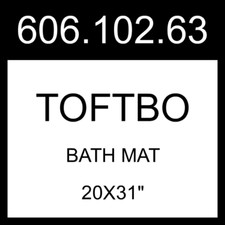 IKEA TOFTBO Bath Mat Beige