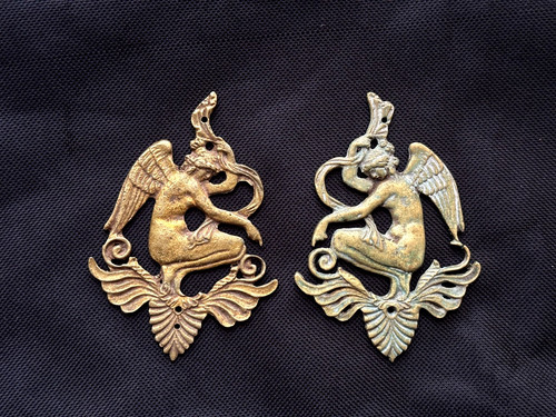 Parement bronze ange sur - ange,