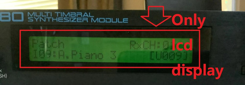 New lcd display - new,