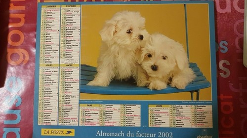 Calendrier poste - calendrier, la