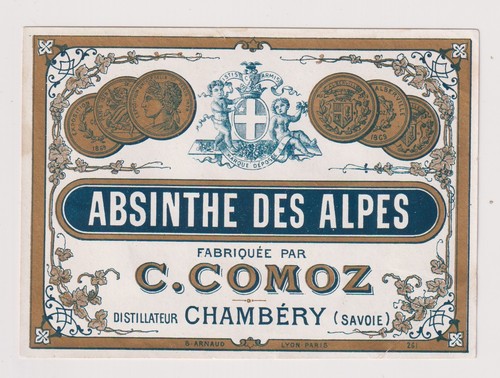 Ancienne étiquette alcool - ancienne,