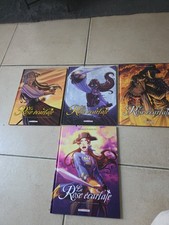 LOT DE 4 BD LA ROSE ECARLATE -