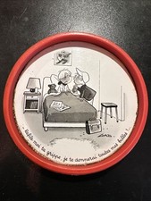 Rare BOUCHON COLLECTION DESSOUS DE VERRE TONIMALT  BANDE DESSINEE HUMORISTIQUE