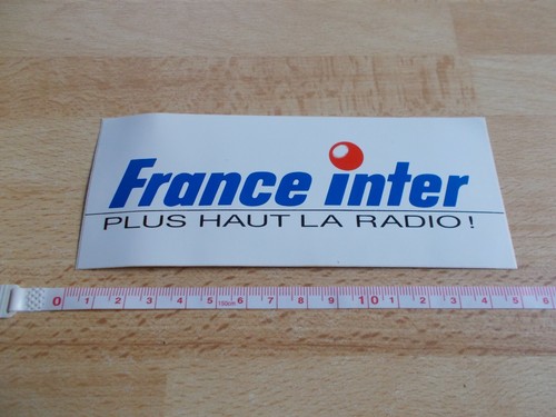 Autocollant france inter - autocollant,