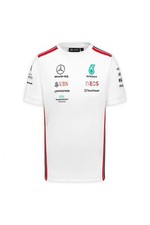 MERCEDES-AMG - Véritable T-shirt Petronas Motorsport Set Up Formule 1 blanc M