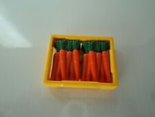 PLAYMOBIL vintage city life marchand légume cagette carottes 5341 4055 6121