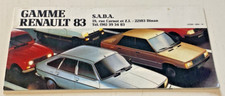 Brochure Publicitaire Gamme RENAULT 1983 - Alpine A 310  & R5 Turbo 2- Bel Etat.