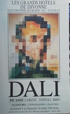 affiche Exposition DALI De 