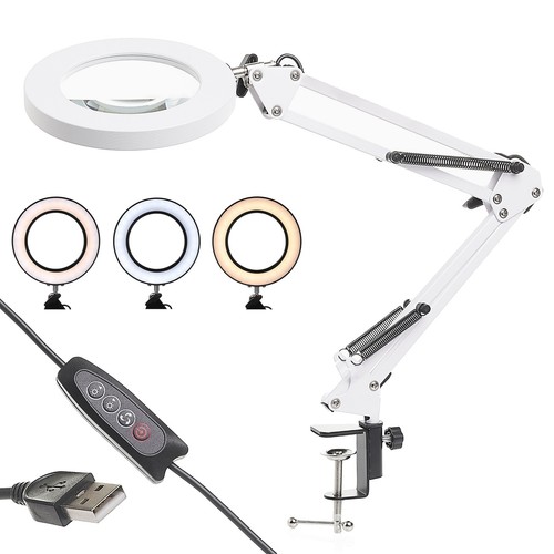 Lampe loupe techrebal led - led, 5x