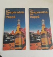 2 Sous bocks géants bière desperados 