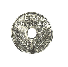 Pièce 20 Centimes France 1944 en fer, dans l'état  REF95350