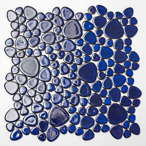 Mosaïque céramique kobalt - céramique,
