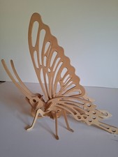 PUZZLE EN BOIS en 3D grand modele " PAPILLON "