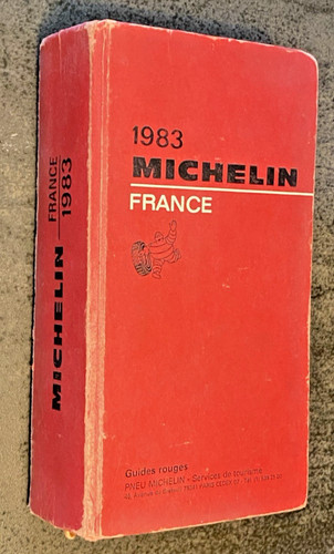Guide michelin rouge 1983 - guide,