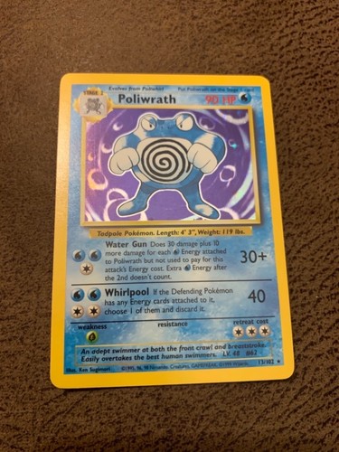Pokémon base set poliwrath - set,