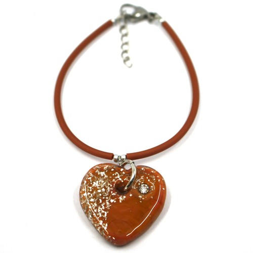 Bracelet caoutchouc acier - caoutchouc, et