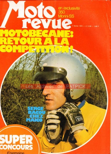Moto revue 2159 morini 350 - morini, ss