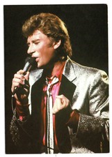 JOHNNY HALLYDAY carte postale ZENITH 1984 fan avenue Rancurel Photothèque 2006