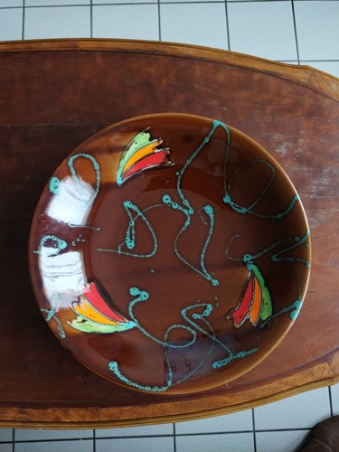 Ancien plat saladier coupe - saladier,