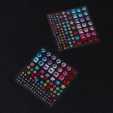 6 Sheets Autocollants Strass