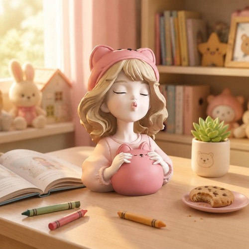 Tirelire fille mignonne stable - tirelire,