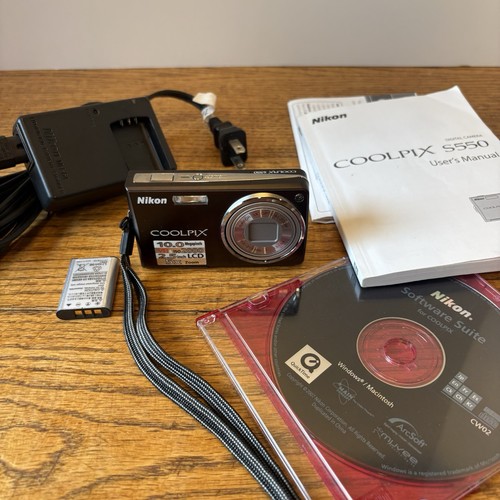 Nikon coolpix s550 black - nikon,